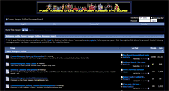 Desktop Screenshot of powerrangersonline.net
